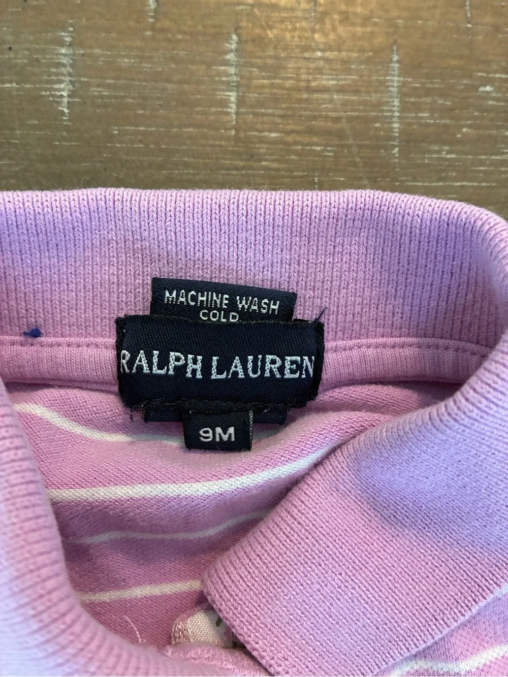 Ralph Lauren Purple Striped Polo Dress & Bloomer Set